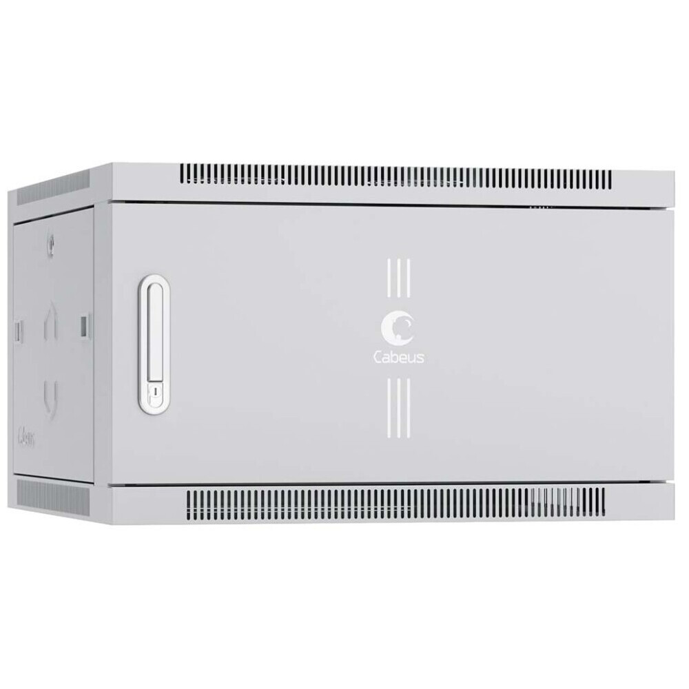 Шкаф настенный 19", 6U Cabeus SH-05F-6U60/35m