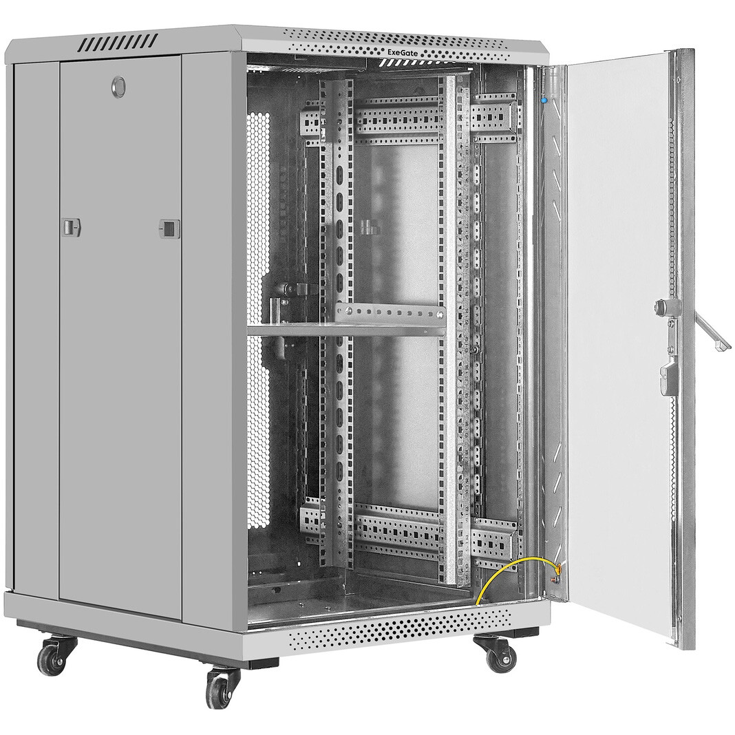 Шкаф напольный 19", 18U Exegate EX300401RUS — изображение 2