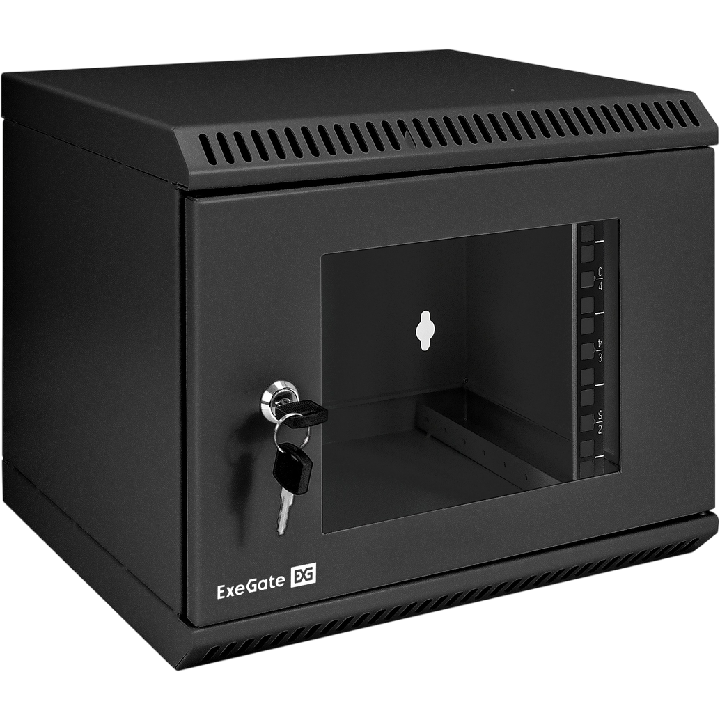 Шкаф настенный 10", 6U Exegate EX298624RUS
