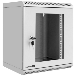 Шкаф настенный 10", 9U Exegate EX298625RUS