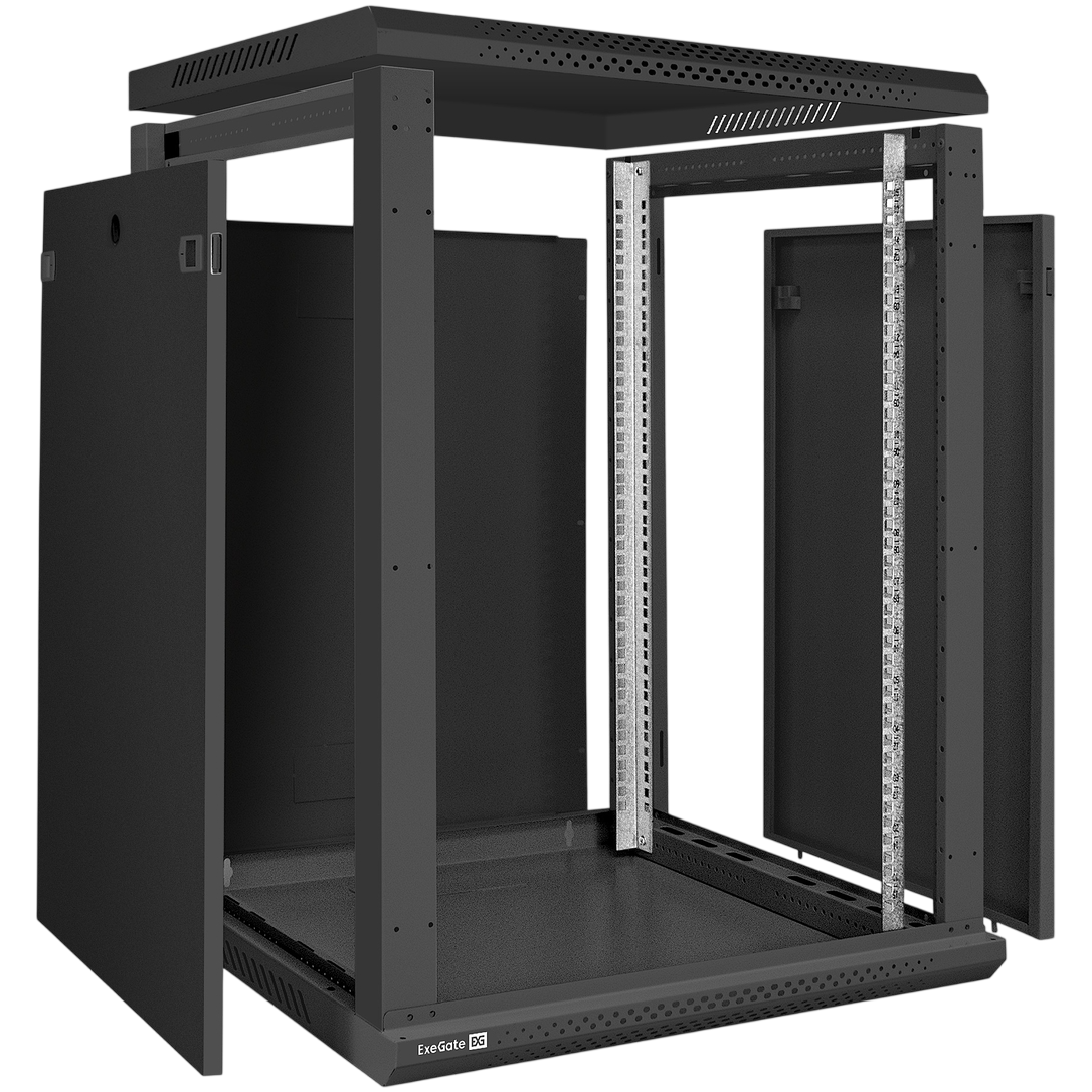Шкаф настенный 19", 15U Exegate EX300268RUS — изображение 3