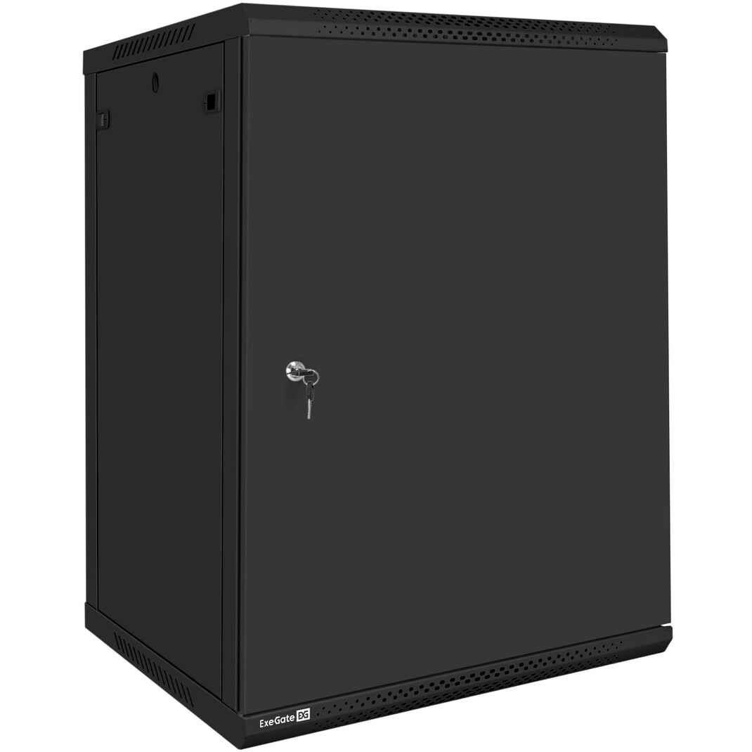 Шкаф настенный 19", 18U Exegate EX300272RUS