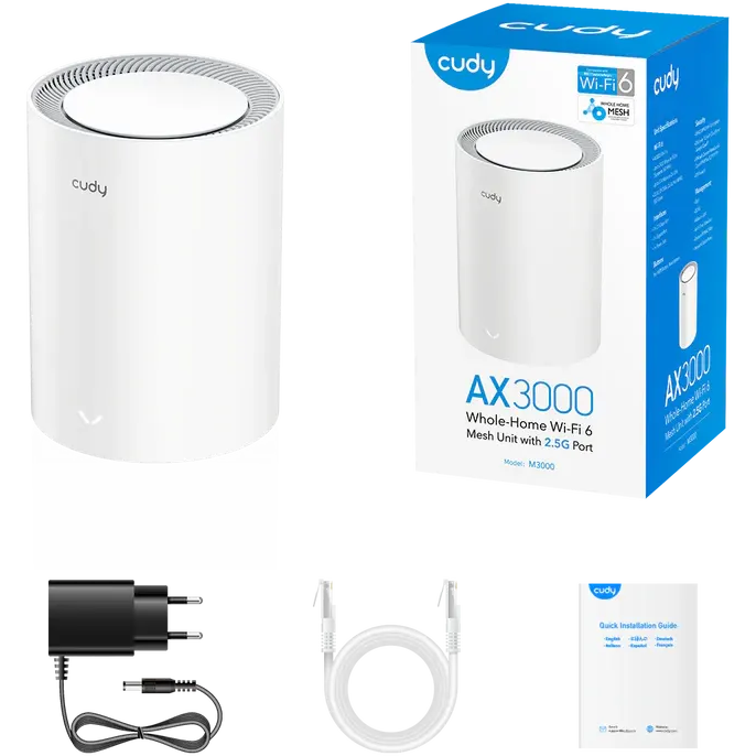 Mesh роутер Cudy M3000 V2 (1 шт.) White — изображение 5