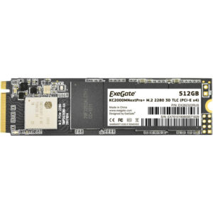 SSD накопитель 512 ГБ Exegate EX282322RUS, PCIe 3.0 x4, [EX282322RUS]