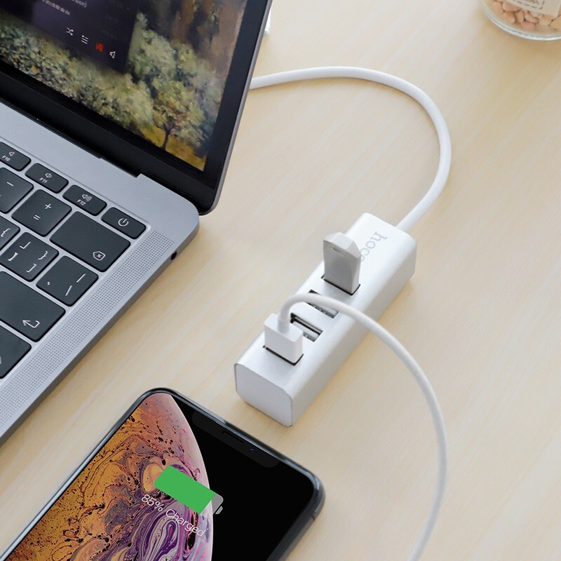 USB-концентратор HOCO HB1 Silver — изображение 2