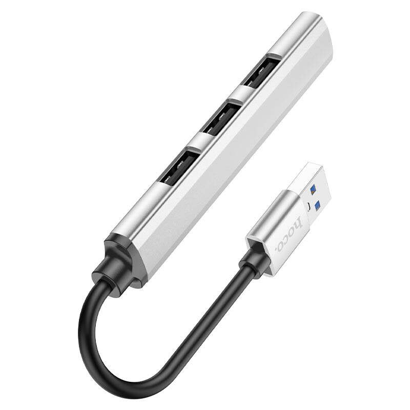 USB-концентратор HOCO HB26 Silver