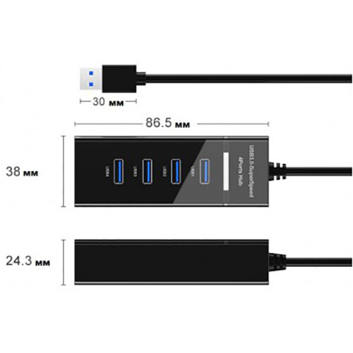 USB-концентратор KS-IS KS-533-1 — изображение 5