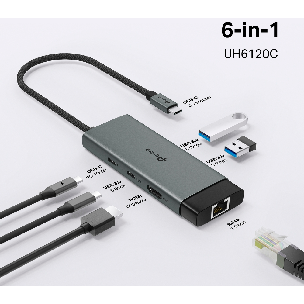 Концентратор TP-LINK UH6120C — изображение 4