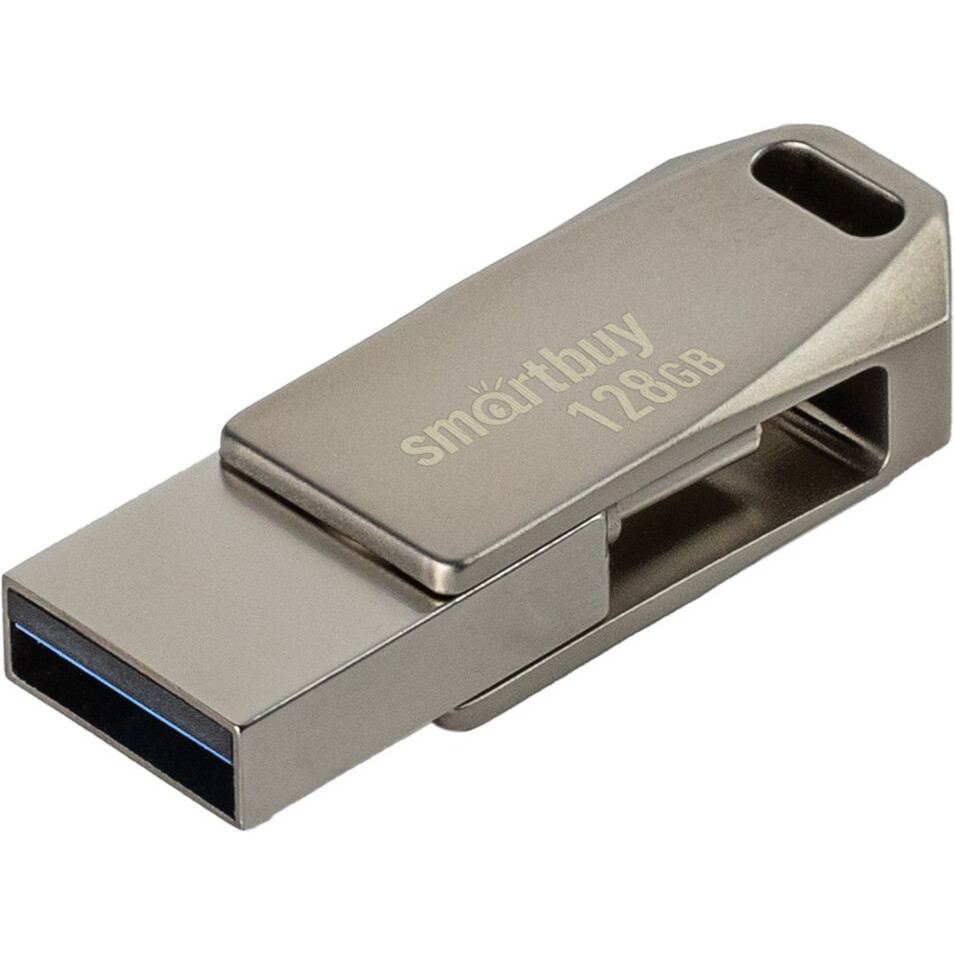 USB Flash накопитель 128GB SmartBuy MC35 Silver (SB128GBMC35)