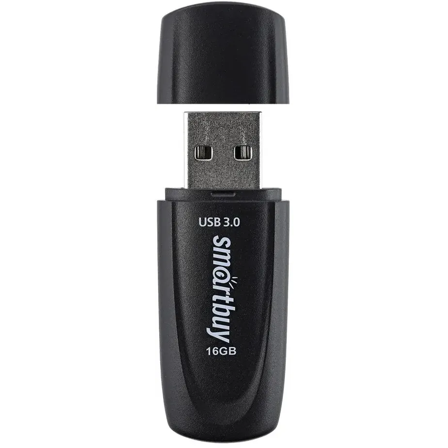 USB Flash накопитель 16GB SmartBuy Scout Black (SB016GB3SCK) — изображение 2