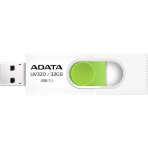 USB Flash накопитель 32GB ADATA UV320 White/Green