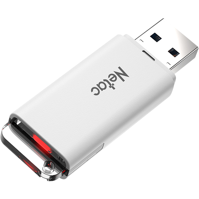 USB Flash накопитель 32GB Netac U185 USB3.2 White — изображение 5