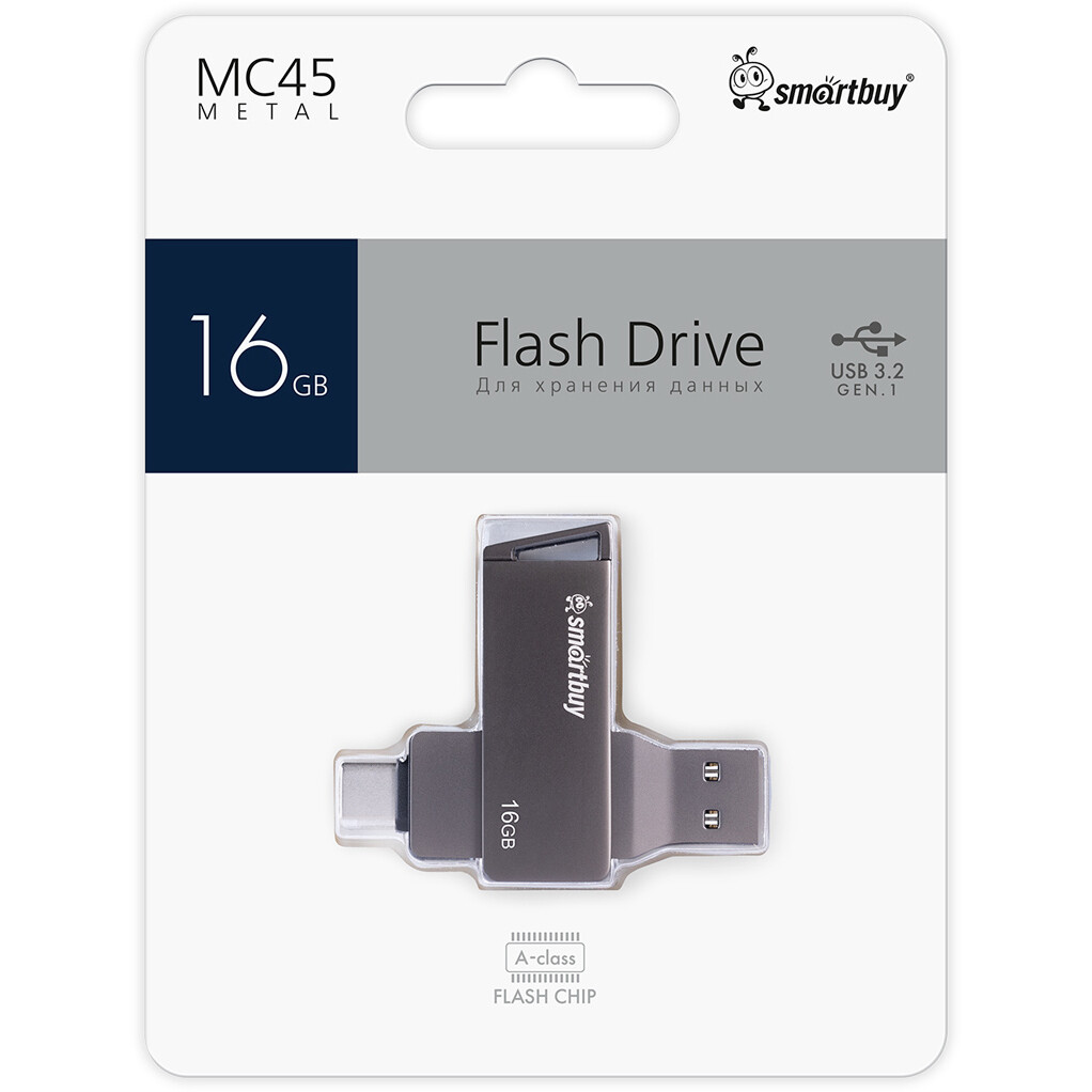 USB Flash накопитель 32GB SmartBuy MC45 Phantom Metal (SB32GBMC45) — изображение 6