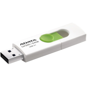 USB Flash накопитель 64GB ADATA UV320 White/Green