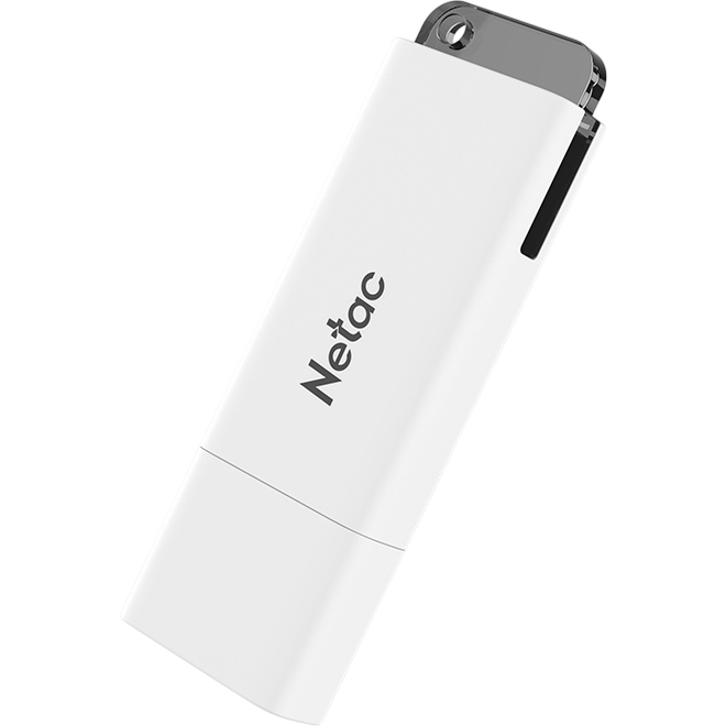 USB Flash накопитель 64GB Netac U185 USB3.2 White