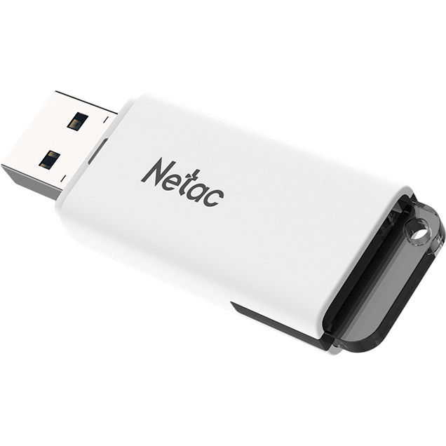 USB Flash накопитель 64GB Netac U185 USB3.2 White — изображение 4