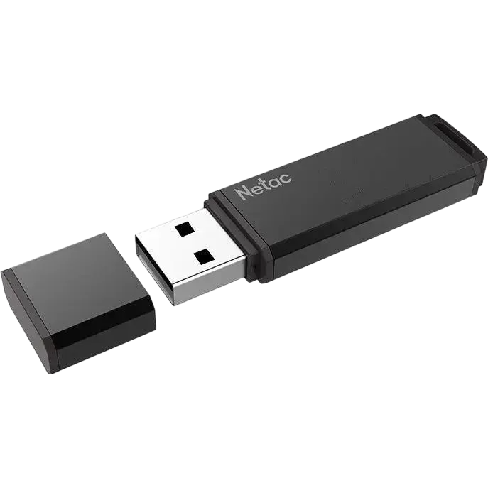 USB Flash накопитель 64GB Netac U351 USB3.2 Black — изображение 2