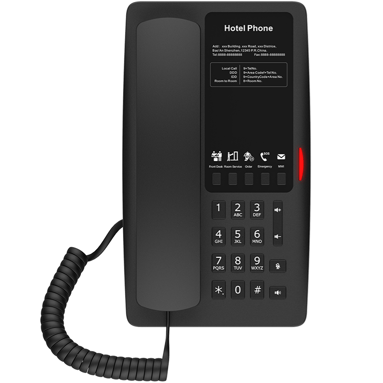 VoIP-телефон Fanvil (Linkvil) H4 Hotel IP Phone Black