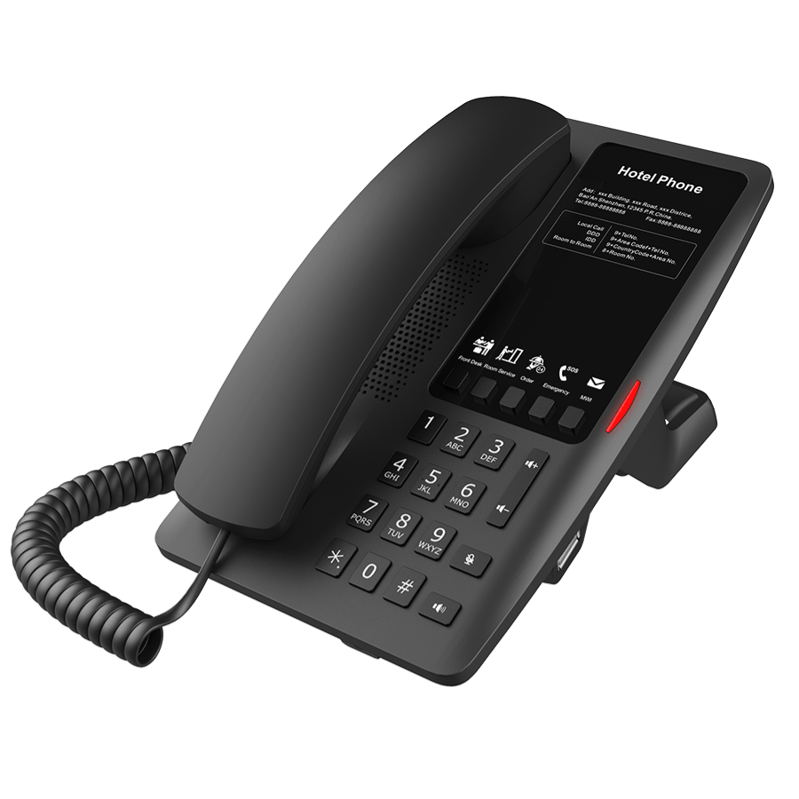 VoIP-телефон Fanvil (Linkvil) H4 Hotel IP Phone Black — изображение 3