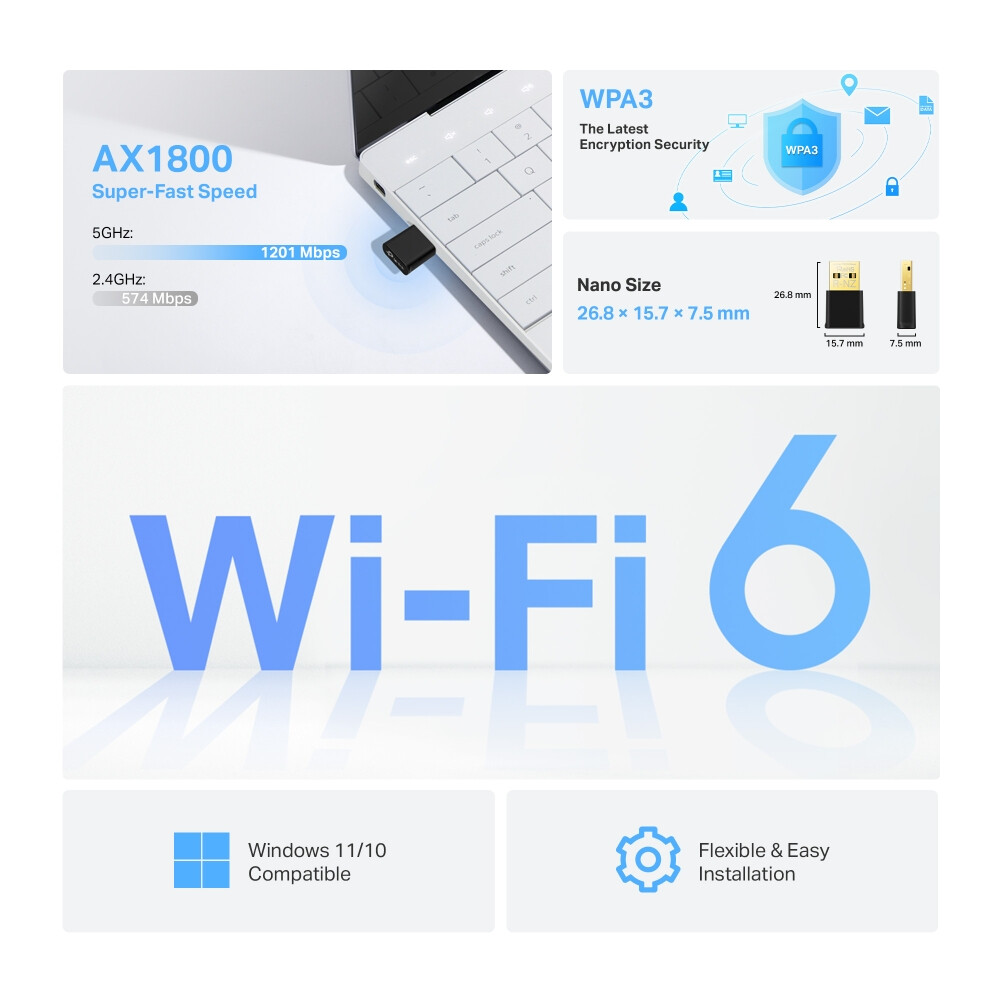 Адаптер TP-LINK Archer TX20U Nano — изображение 2