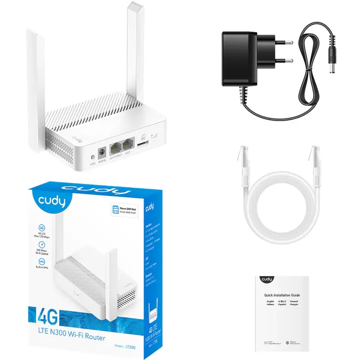 Wi-Fi маршрутизатор (роутер) Cudy LT300 2.0 — изображение 4