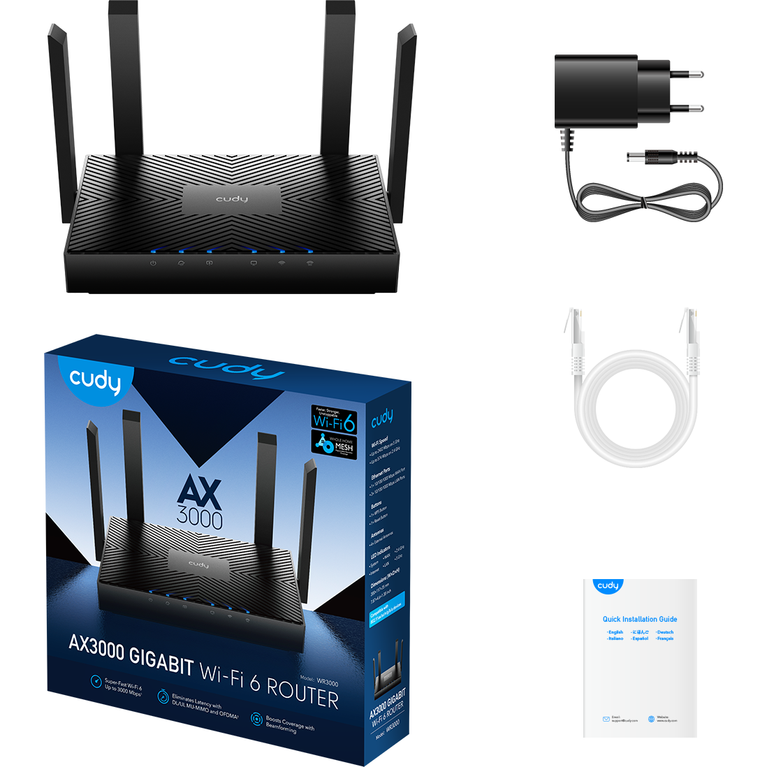 Роутер Cudy WR3000 2.0 — изображение 5