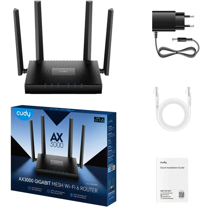 Роутер Cudy WR3000E 2.0 — изображение 3
