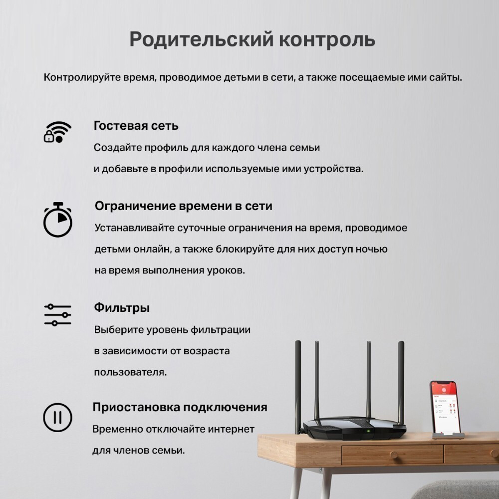 Wi-Fi маршрутизатор (роутер) Mercusys MR1900G — изображение 5