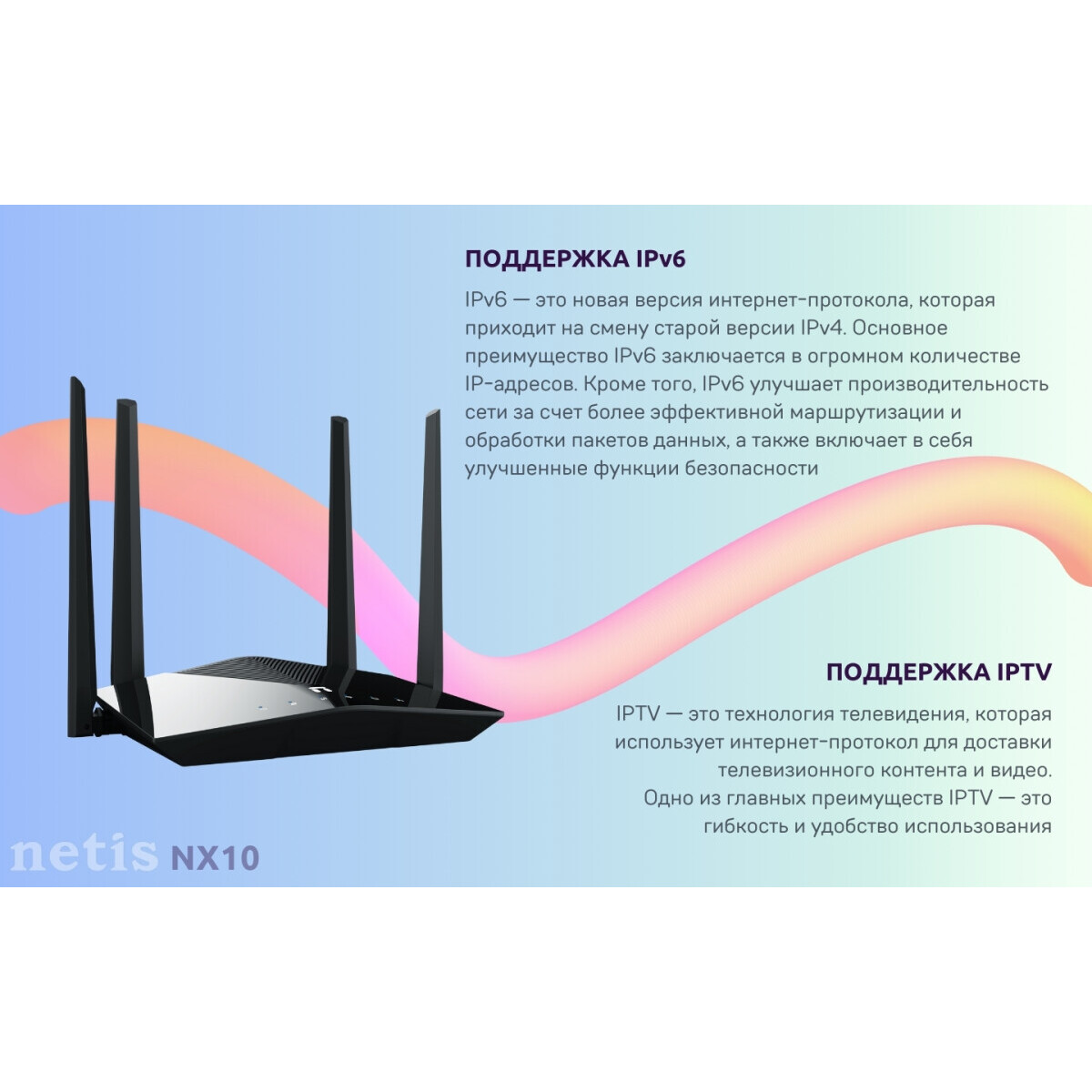 Wi-Fi маршрутизатор (роутер) Netis NX10 — изображение 3
