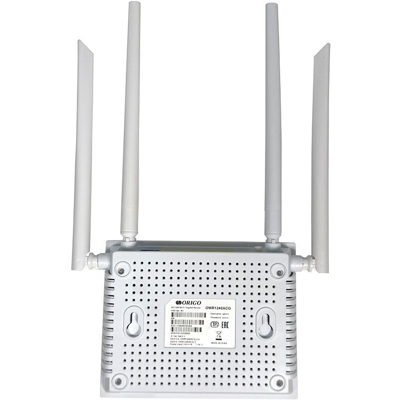 Wi-Fi маршрутизатор (роутер) Origo OWR1240ACG — изображение 5