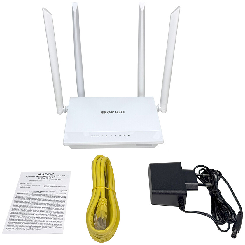 Wi-Fi маршрутизатор (роутер) Origo OWR1240ACG — изображение 6
