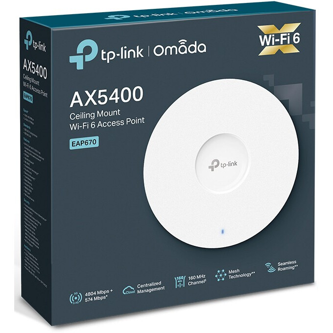 Wi-Fi точка доступа TP-Link EAP670 — изображение 6