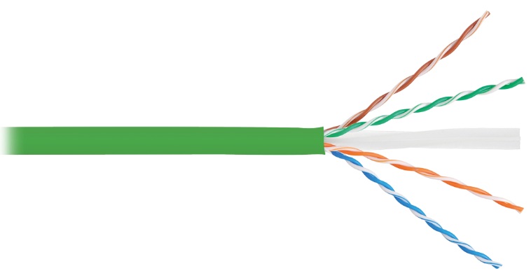 Кабель витая пара U/UTP 6 кат. 4 пары NikoMax NMC 1141C-LG