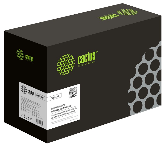 Тонер-картридж Cactus CS-W1470X Черный