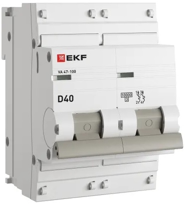 Автоматический выключатель EKF mcb47100-2-40D-pro