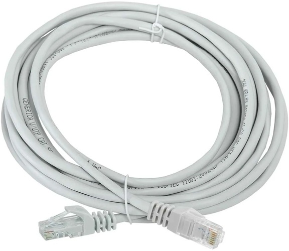 Кабель патч-корд U/UTP 5e кат. 10м GENERICA PC01-C5EU-10M-G