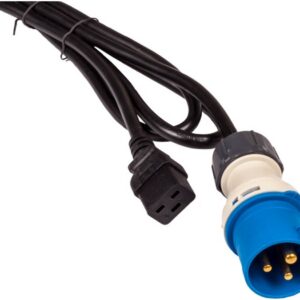 Кабель питания Lanmaster LAN-PP9M/19-2.5-BK