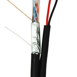 Кабель витая пара F/UTP 5e кат. 4 пары Netlan EC-UF004-5E-PC075-PE-BK