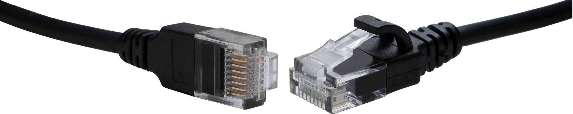 Кабель патч-корд U/UTP 5e кат. 3м SNR SNR-UU4-5E-030-LST-BK
