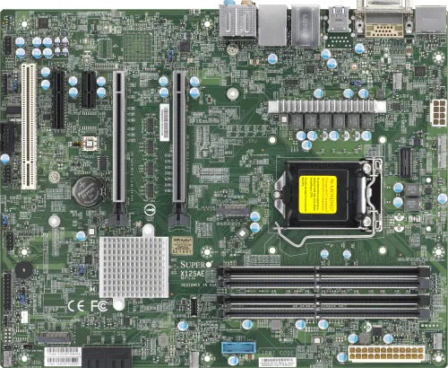 Материнская плата Supermicro MBD-X12SAE-B, LGA1200, Intel W480, ATX