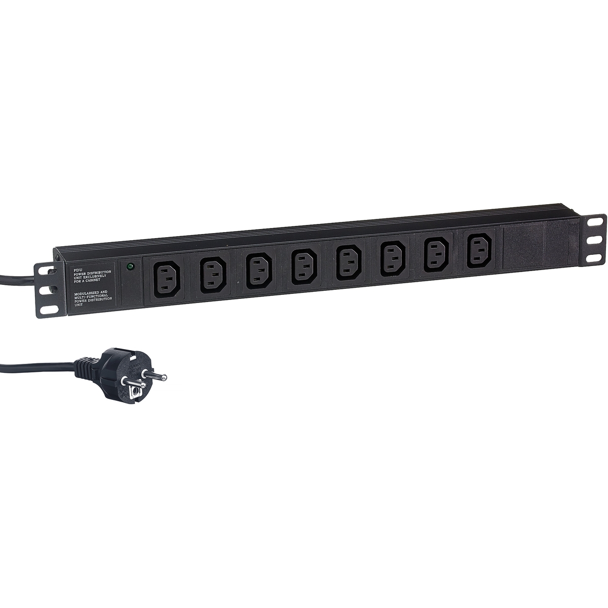 Блок розеток Exegate ServerPro PDU-19H809 Al-8C13-EU2.5CU
