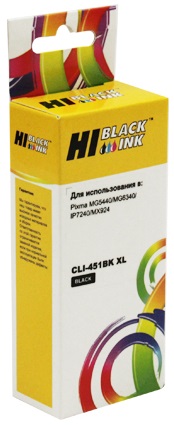 Тонер-картридж Hi-Black HB-CLI-451XL-Bk Черный