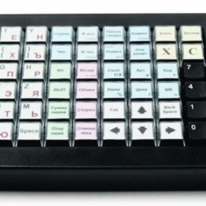 Мембранная клавиатура Posiflex KB-6600U-B, USB, Черный [Posiflex 21781]