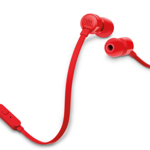 Проводные наушники JBL T110, Проводной, Внутриканальные, Красный, [JBLT110RED]