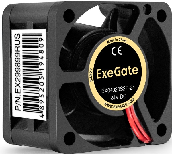 Вентилятор для корпуса Exegate 24В DC EX04020S2P-24