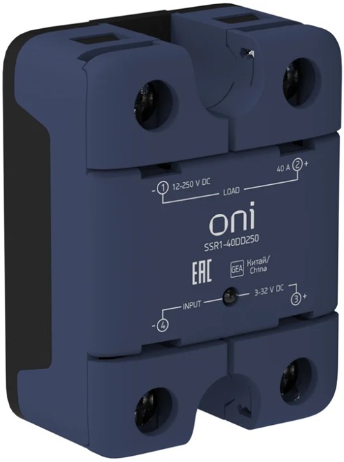 Реле твердотельное ONI SSR1-40DD250