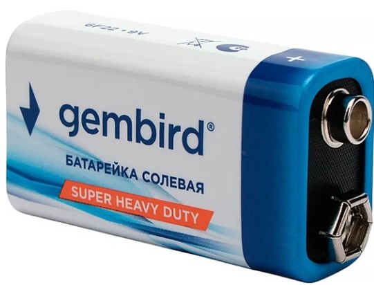 Батарейка Gembird GB-6F22-1F