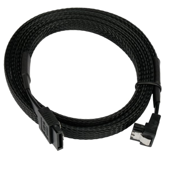 Кабель интерфейсный Cablexpert CC-SATAM-DATA90-BLBR-100CM