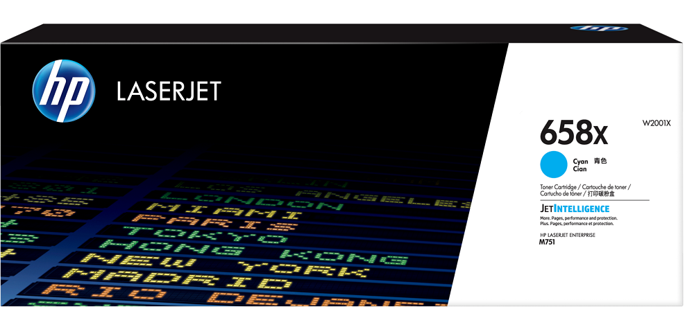 Тонер-картридж HP 658X Голубой