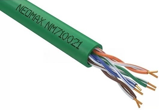 Кабель витая пара U/UTP 5e кат. 4 пары Neomax NM710021-100М-РТ